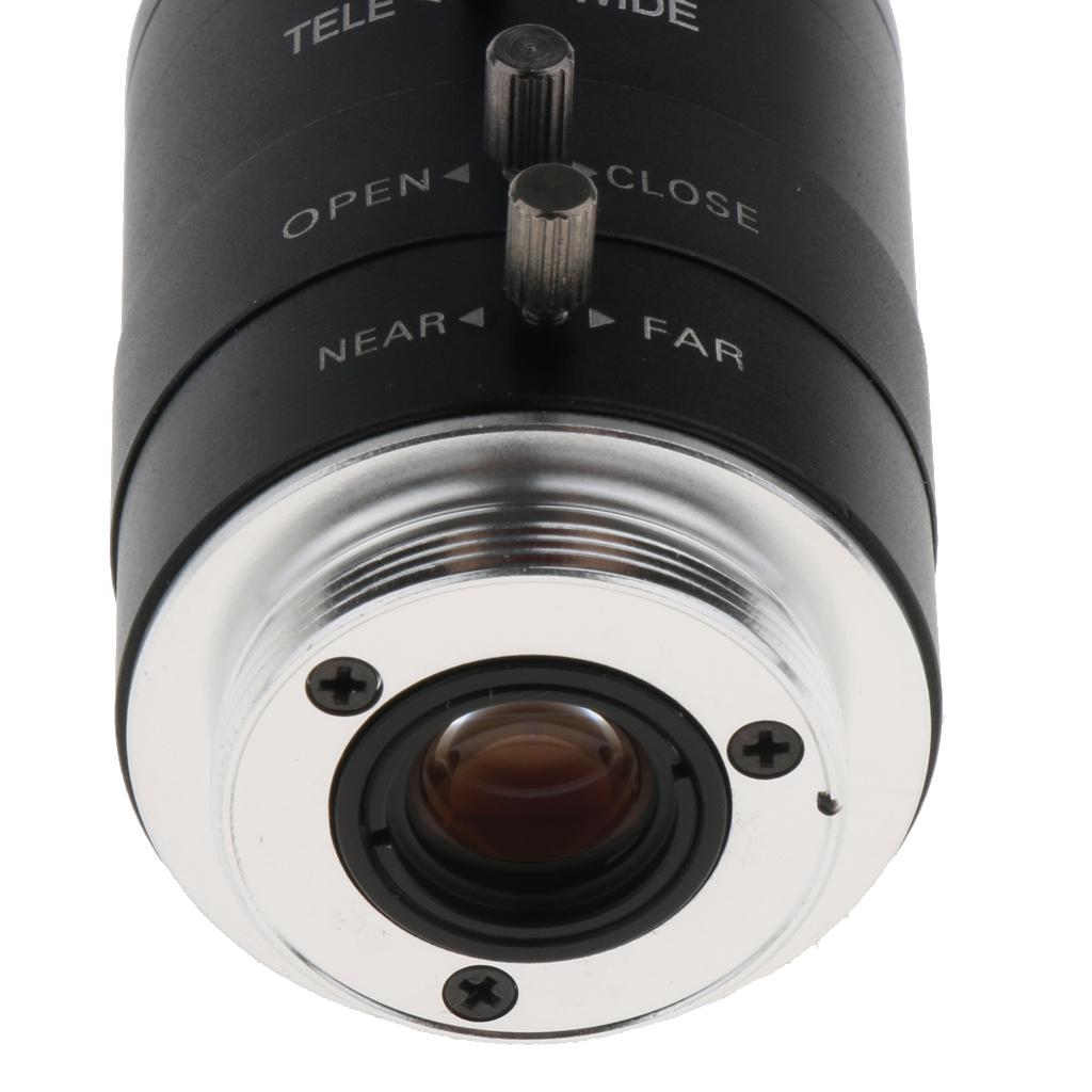 4 12mm 1/2 "F1.6 Manual IRIS CS Lens for Camera Industrial Microscope
