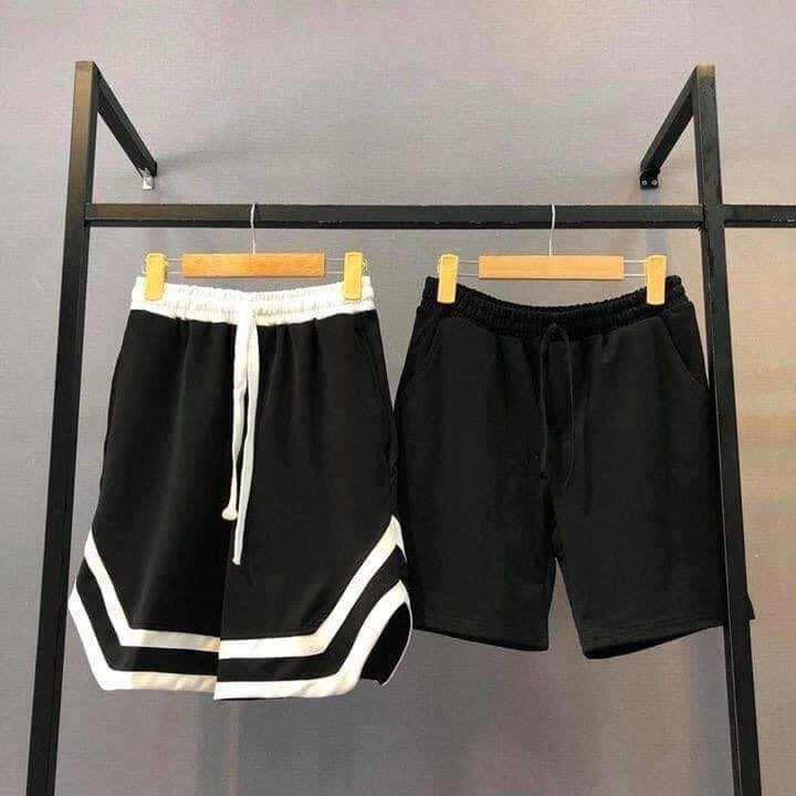 Quần Short Unisex Nam Nữ Dáng Lửng Trơn Chất Nỉ Cao Cấp short nỉ basic - Gin Store