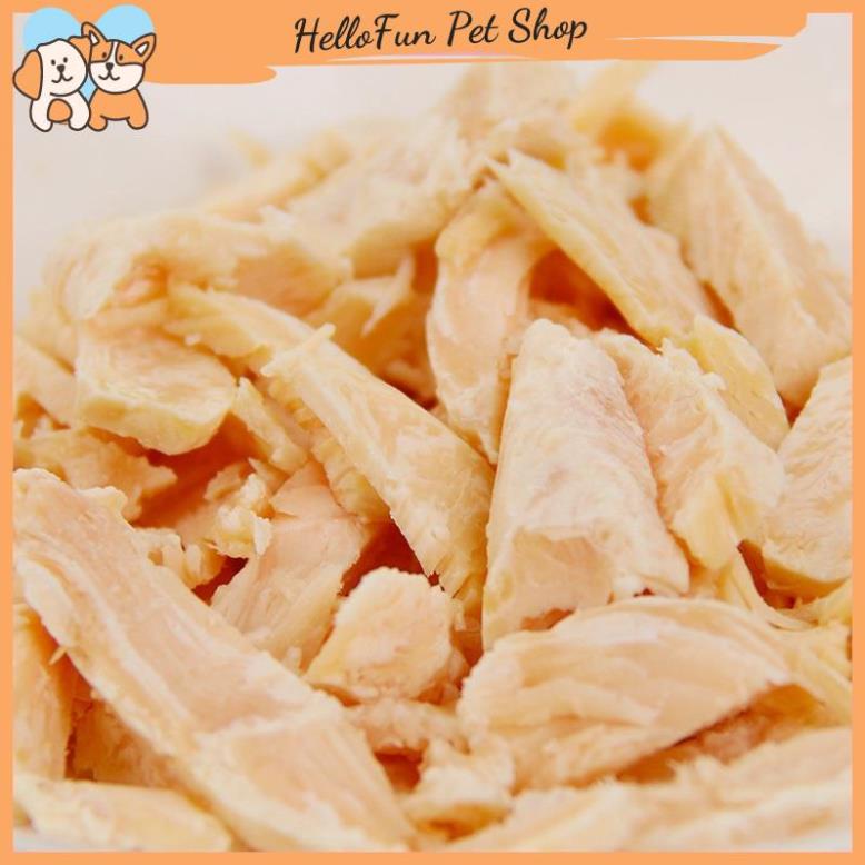 Ức gà hấp ăn liền cho chó mèo - Ức gà Pet Snack, Real Chicken, Masti cho thú cưng (40g)