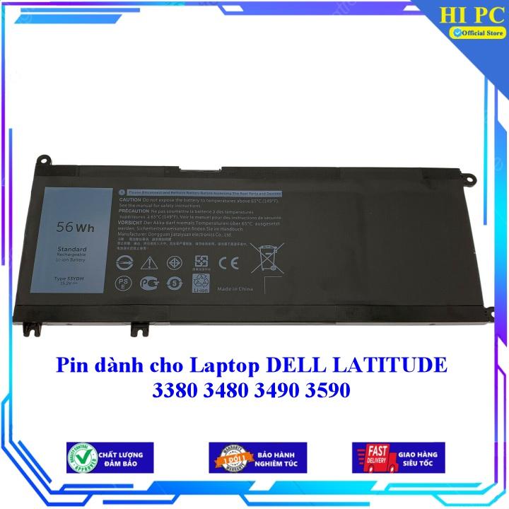 Pin dành cho Laptop DELL LATITUDE 3380 3480 3490 3590 - Hàng Nhập Khẩu