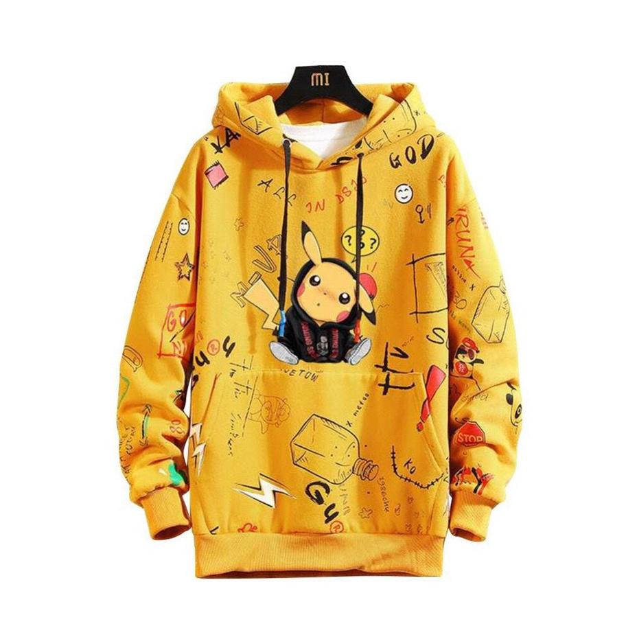 Áo hoodies form to y hình UNISEX CÓ MŨ PHONG CÁCH