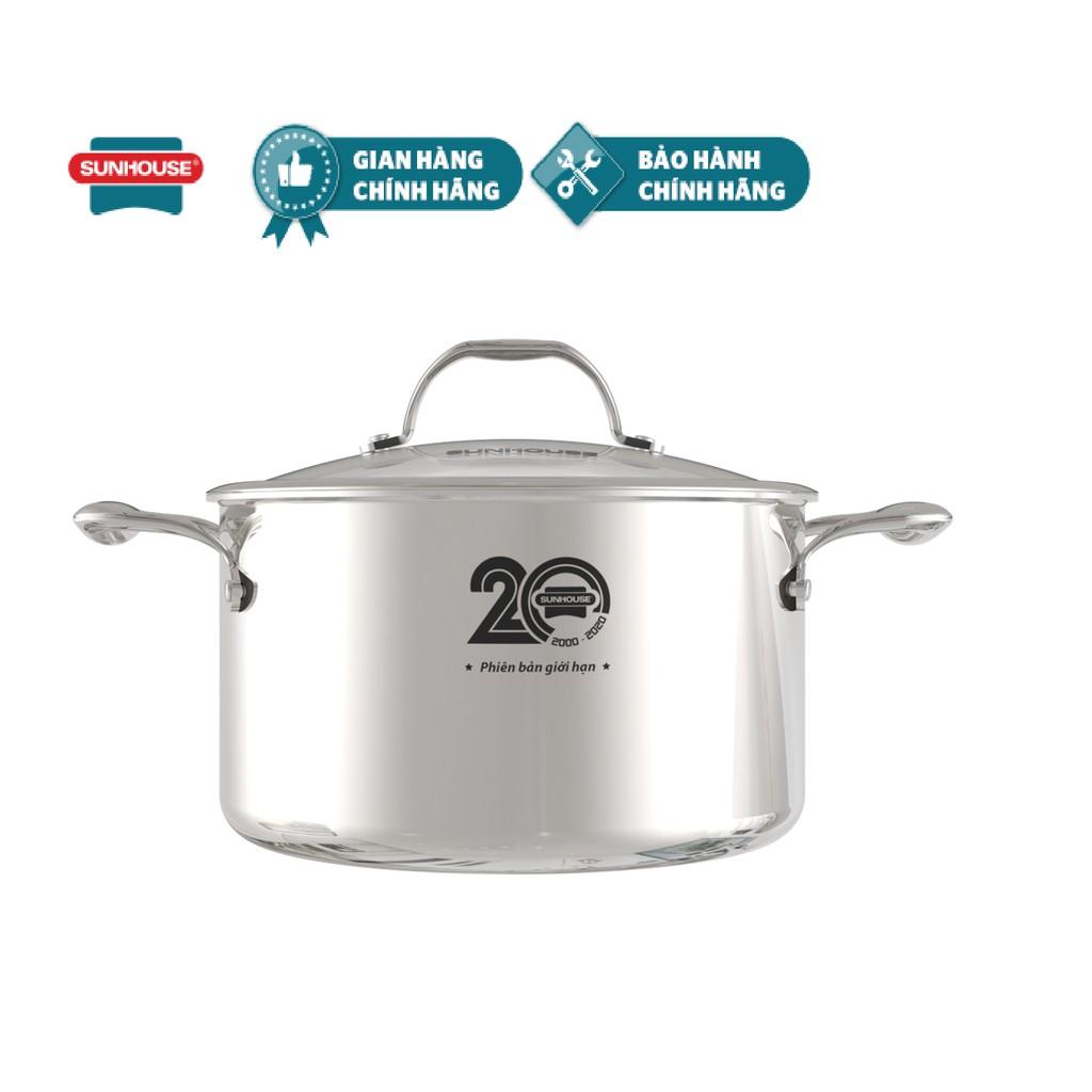 Nồi inox 304 đa lớp Sunhouse Mama SHG2020-22