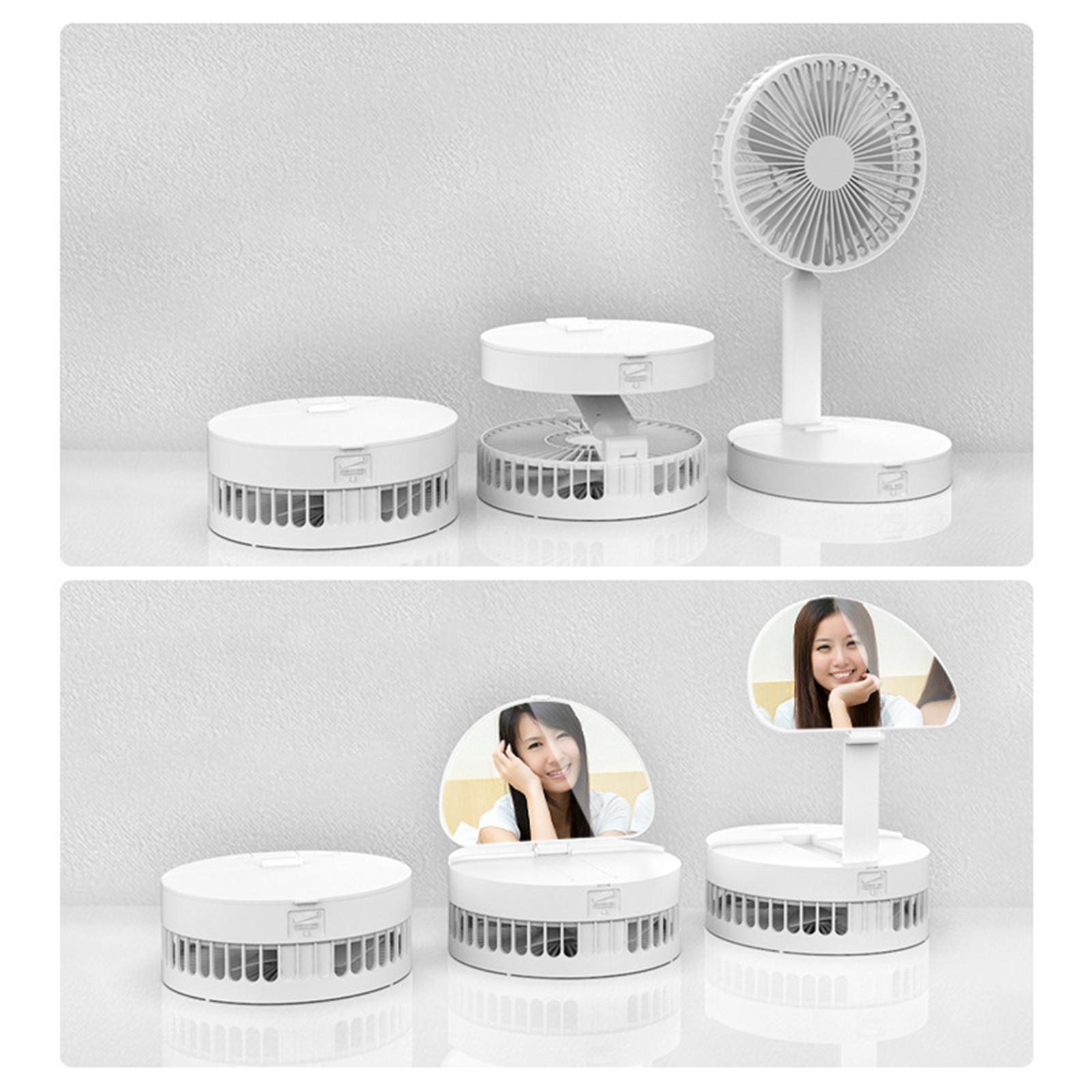 Mini USB Hand Held Desk Fan Tabletop Personal Fan Air Cooling