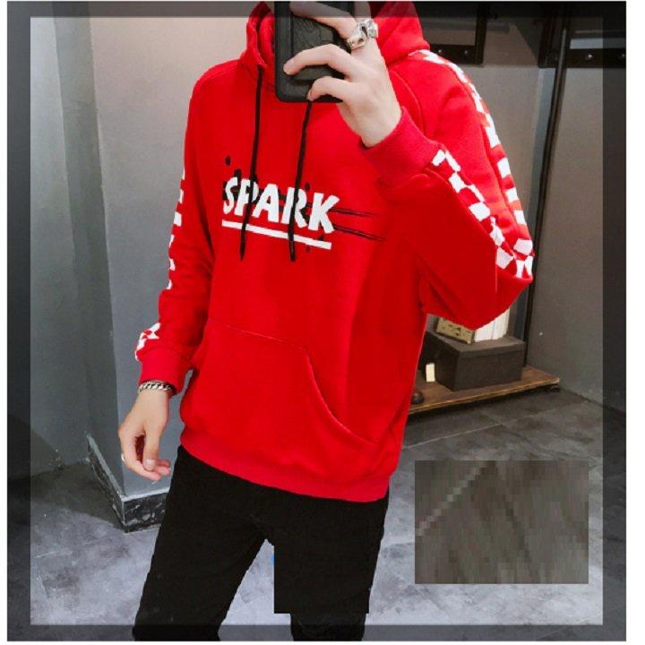 Áo hoodie thun nỉ unisex in chữ spark siêu xịn,phong cách cá tính cho giới trẻ,chất nỉ ngoại dày mịn thấm hút tốt,Áo Hoodie in chữ form rộng có nón chất nỉ bông mềm mịn chống lạnh, nắng siêu tốt