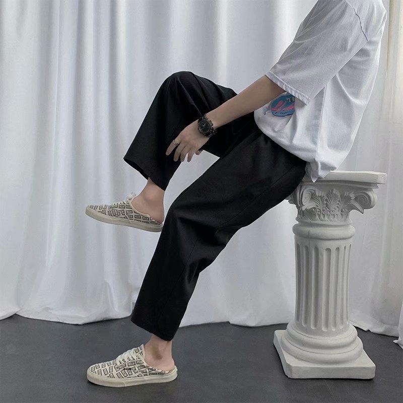 Quần dài nam ống thẳng thời trang Hàn Quốc