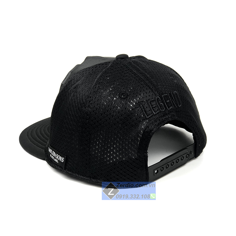 Mũ Snapback nam nữ số 23 đen đẹp phong cách hiphop cho cả nữ