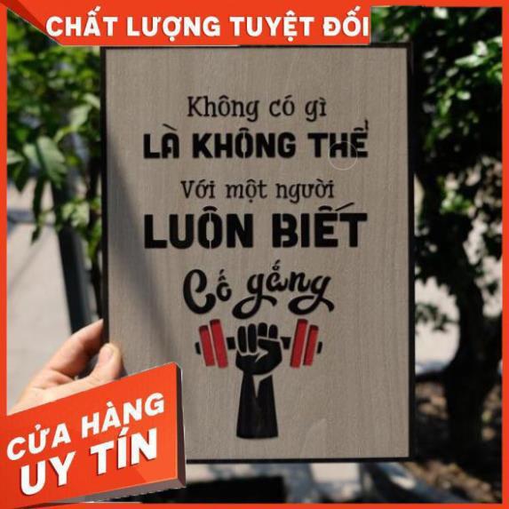 Tranh Decor tạo động lực theo tên slogan những câu nói hay