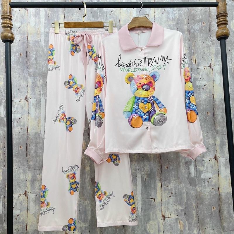BỘ PYJAMA TAY BỒNG 020 - QUẢNG CHÂU CAO CẤP