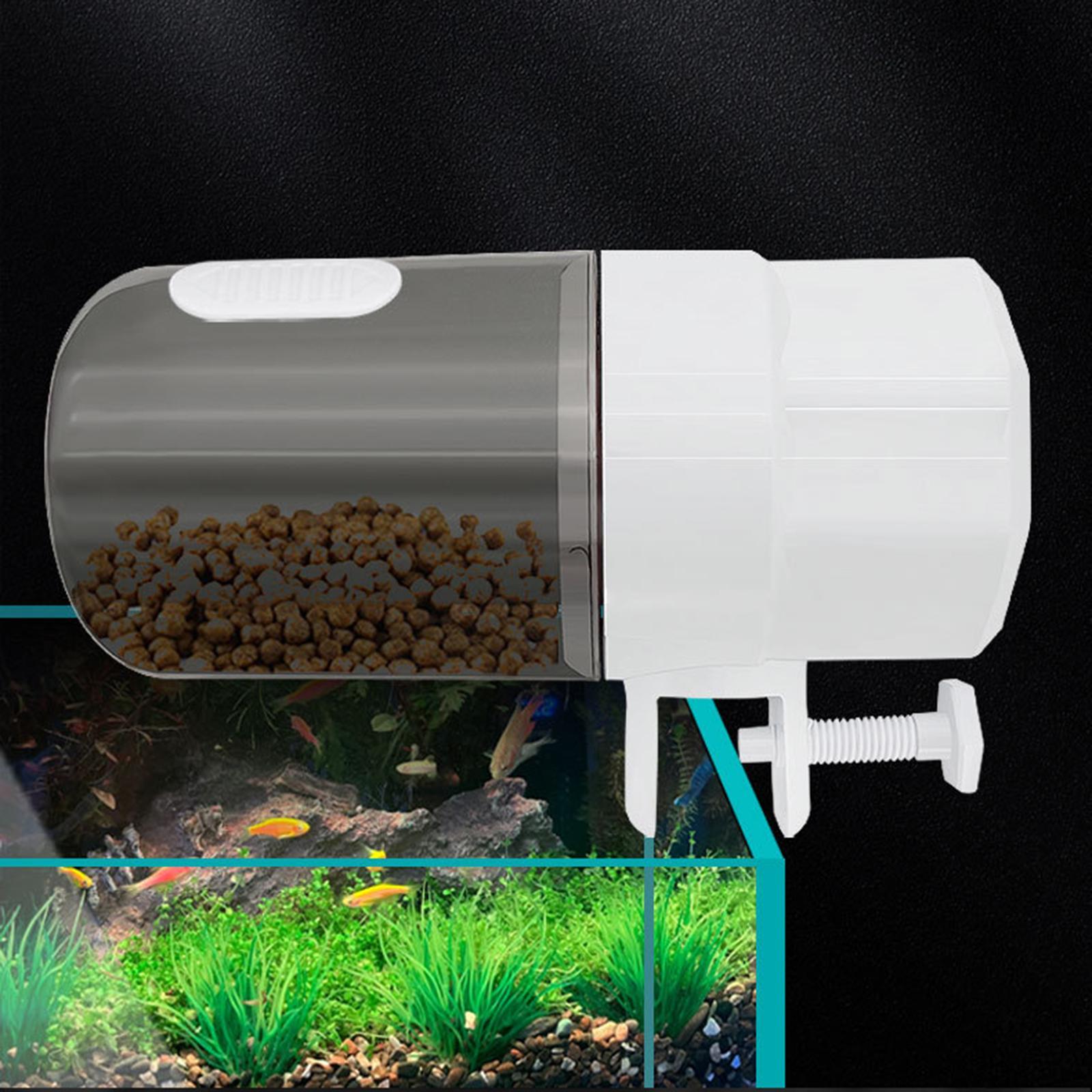 Electric Timer Food Dispenser Aquarium Feeding Turtle Automatic Fish Feeder