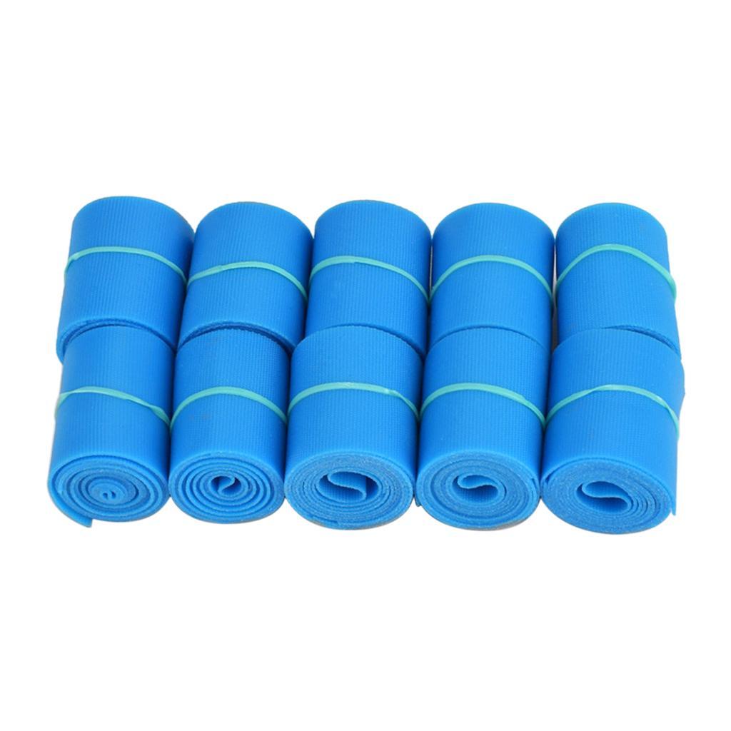 Of 10 1'' Paramedic Rubber Tourniquet Kit for Outdoor Hiking