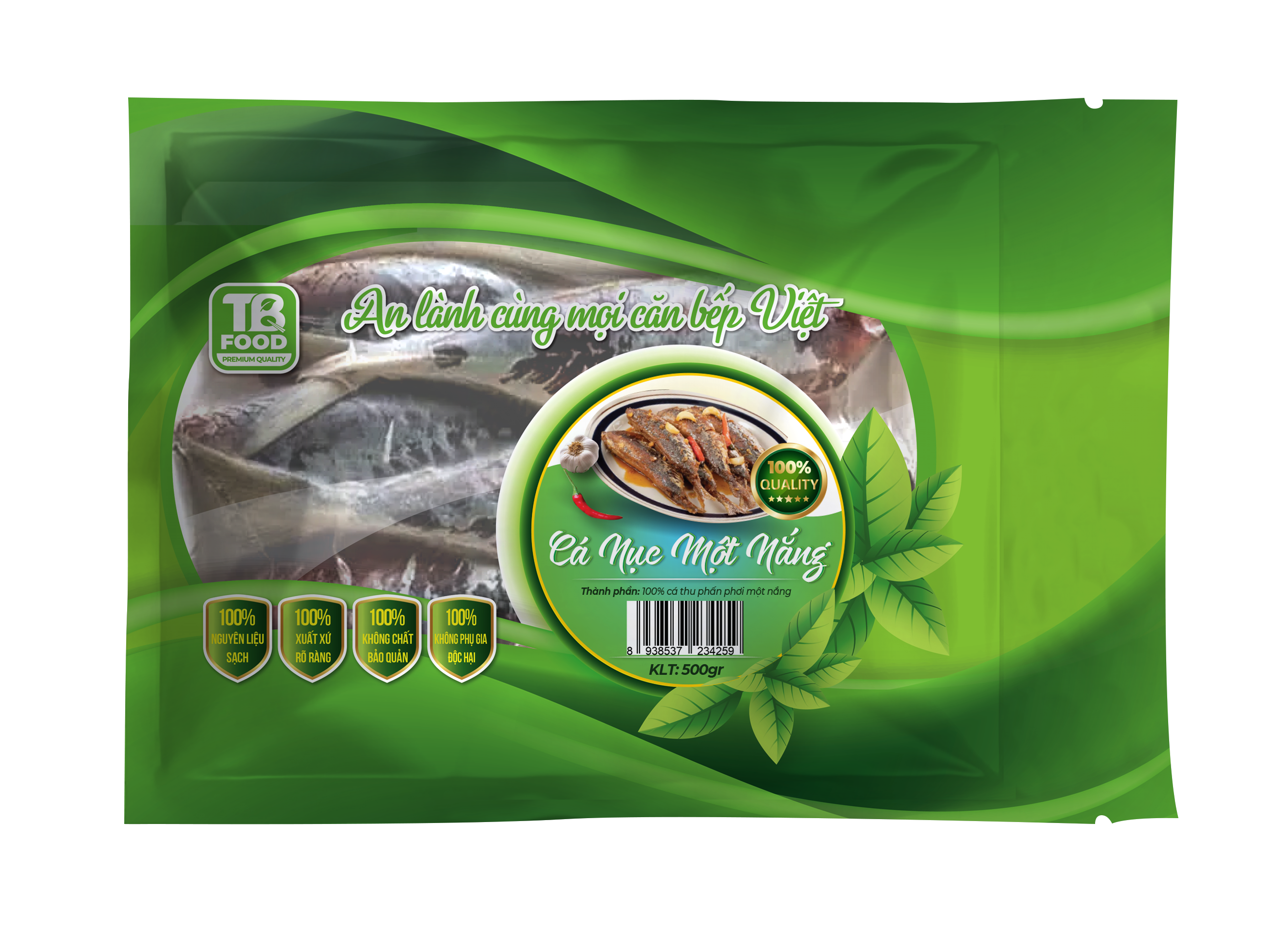 -Cá Nục Một Nắng 500gr