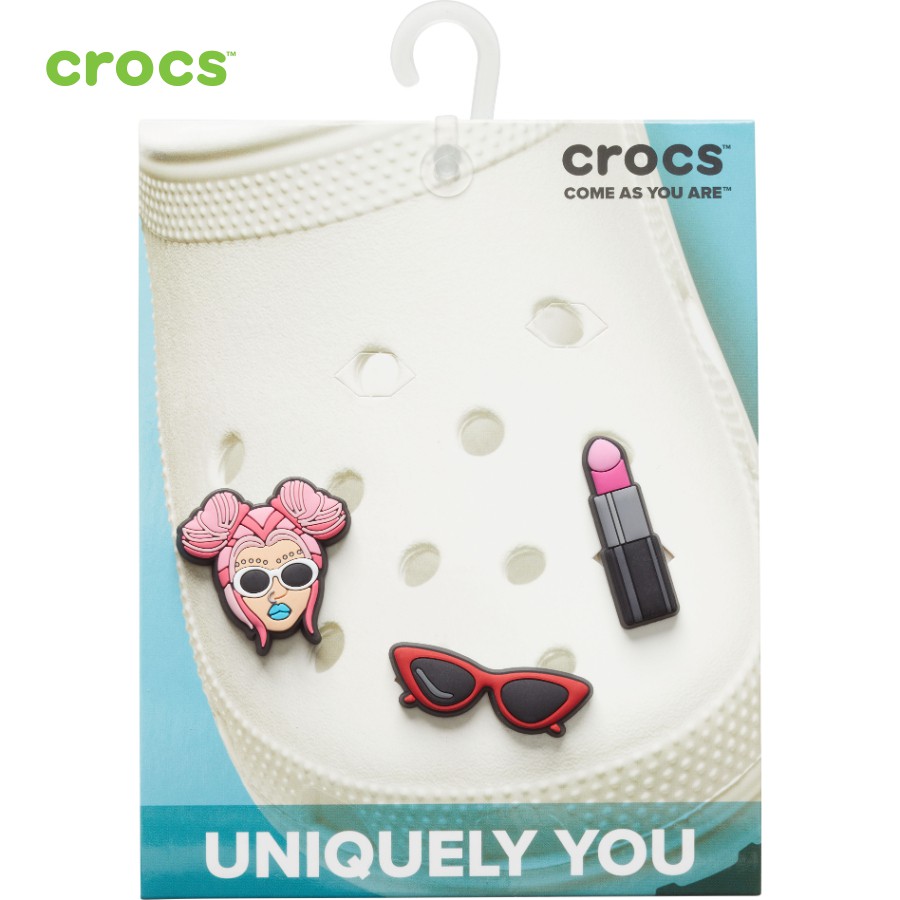 Huy hiệu (Jibbitz) Crocs  Fashionista 3 cái