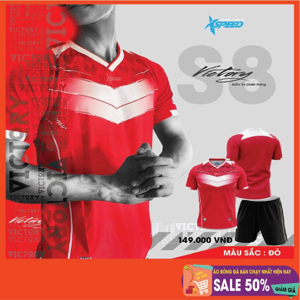Bộ quần/áo thể thao, Bộ áo bóng đá không logo Speed S8 sẵn kho, giá tốt chất vải mềm mát mịn, thấm hút mồ hôi