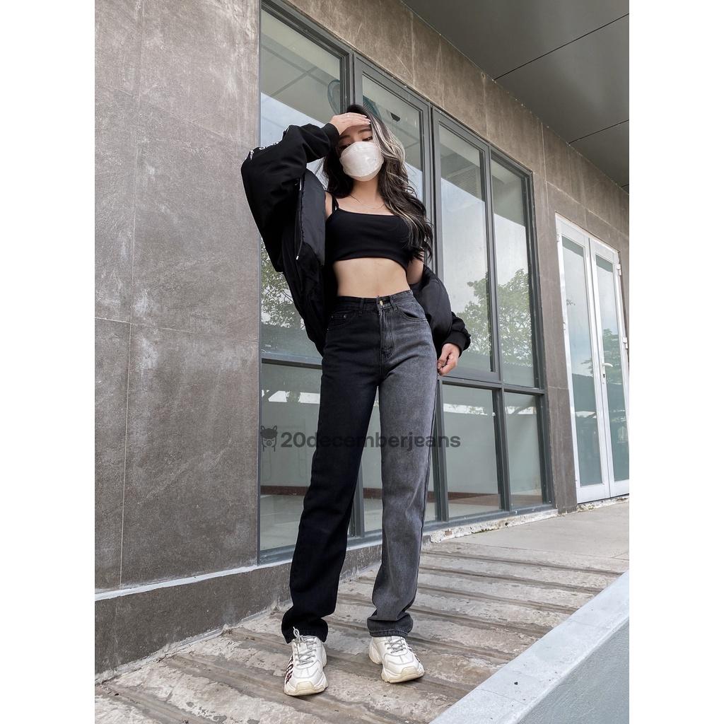 Quần Ống suông FORGET ME NOT 2 ống khác màu 20decemberjeans mã 2033