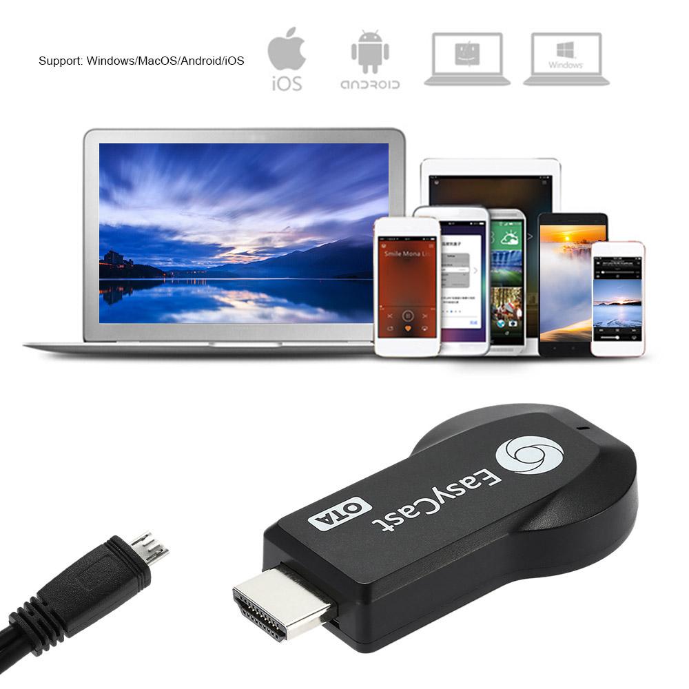 Bộ thu wifi AnyCast EasyCast TV Stick không dây Wi-Fi Full HD 1080P Dongle HD TV Mini PCOTA Miracast DLNA Airplay