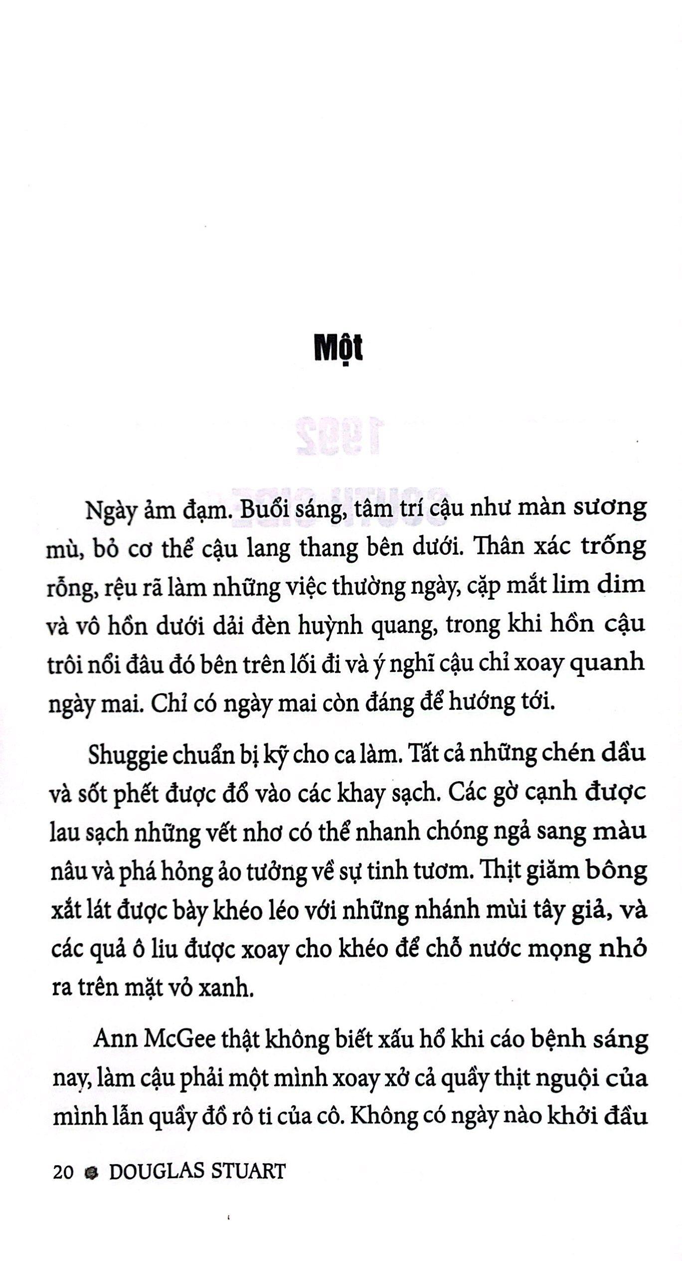 Shuggie Bain - Chiếc Linh Hồn Nhỏ