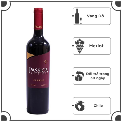 Rượu Vang Passion Classic 750Ml 13