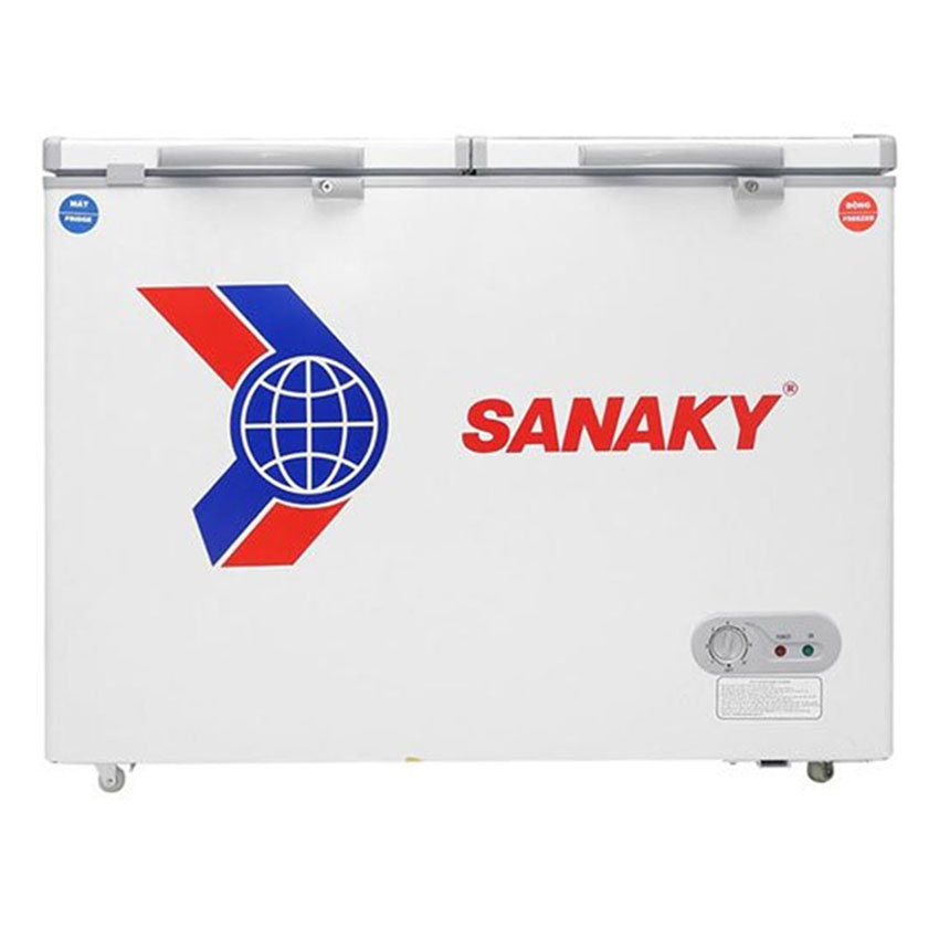 TỦ ĐÔNG MÁT SANAKY 195 LÍT VH-255W2 NHÔM - hàng chính hãng - chỉ giao HCM