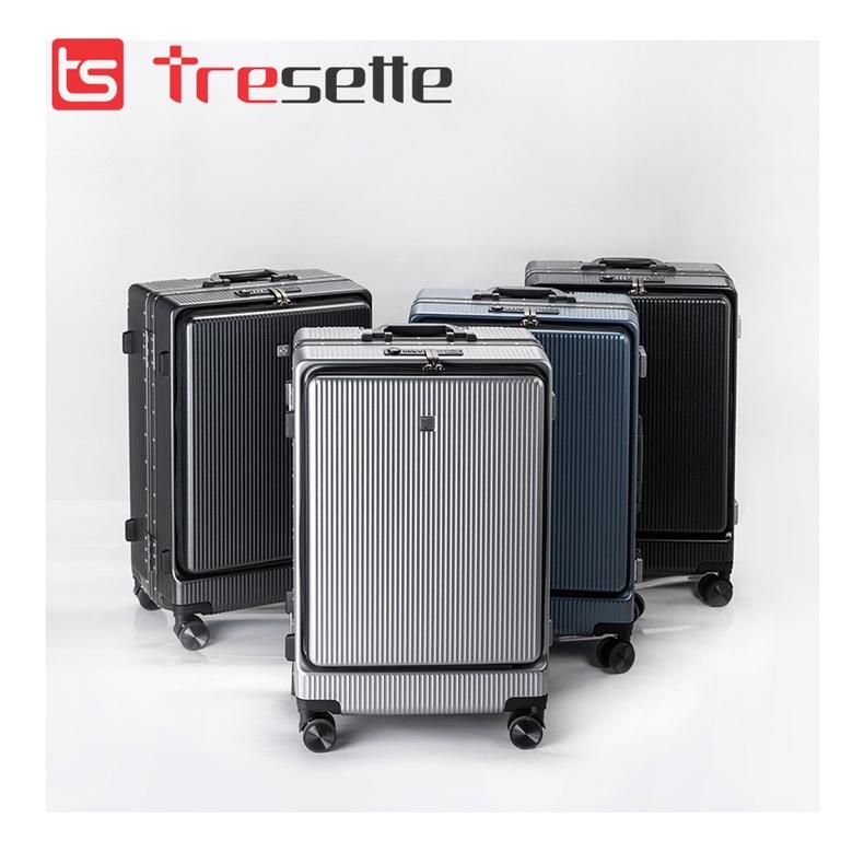 BFQ2ST500KTL: giảm 8% cho đơn từ 500K Vali khóa sập cao cấp nhập khẩu Hàn Quốc Tresette 2029 Có Ngăn Đựng Latop Vân Dọc Sang Trọng Cổng Sạc USB