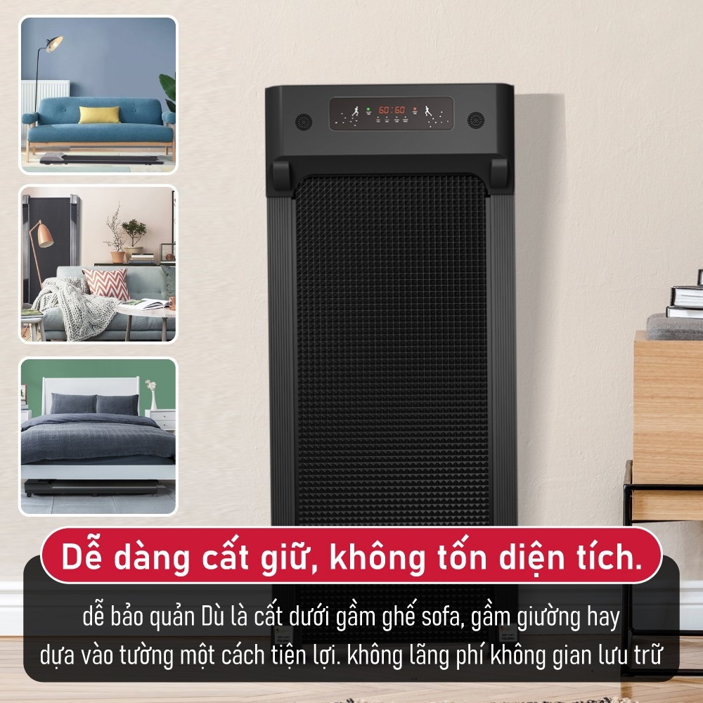 BG Máy Chạy Bộ Điện Gia Đình Nhỏ Gọn Màn Hình Điện Tử Có Điều Khiển Remote Từ Xa ( hàng nhập khẩu)