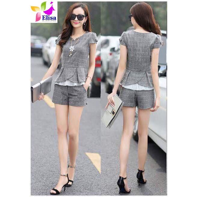 Bộ short kèm vòng cổ LP08 cao cấp