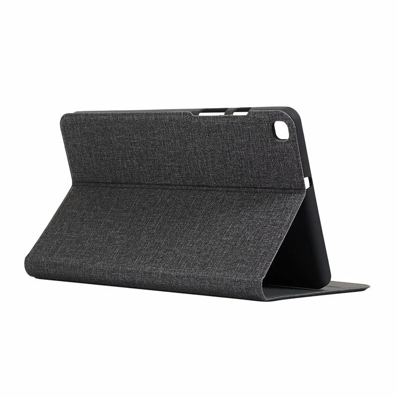 For Samsung Galaxy Tab A7 Lite 8.7inch 2021 SM T220 T225 Cloth Pattern Case Folding Flip Stand Soft TPU Back Cover