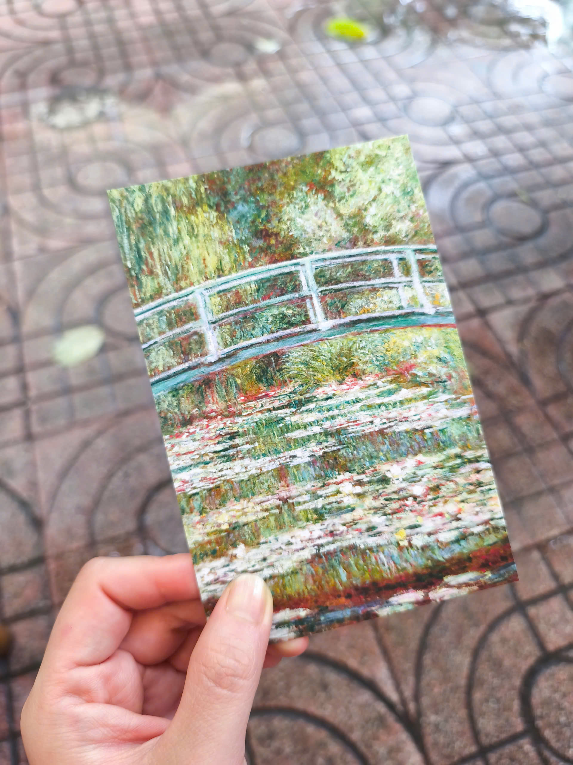 BỘ 100 POSTCARD TRANH MONET, GIẤY MỸ THUẬT 300G CAO CẤP – Nho Xanh