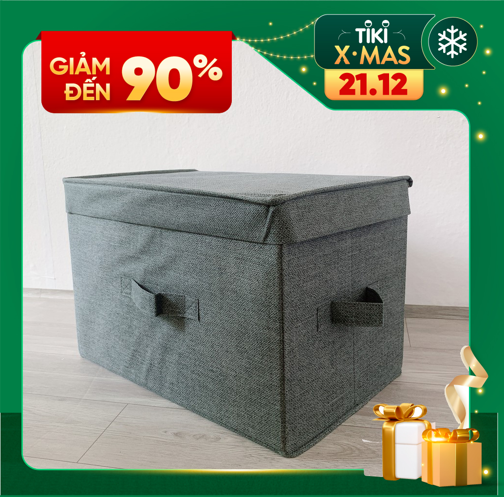 Hộp Đựng Đồ Dùng Gấp Gọn Cao Cấp BA01 Kích Thước 38x25x25cm Tiện Lợi, Hộp Vải Chia Ngăn Đựng Quần áo, Hộp vải chia 7 ngăn, chia 9 ngăn, chia 11 ngăn, chia 12 ngăn - Chính Hãng dododios