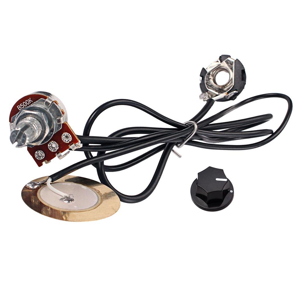6.35mm Piezo Transducer Pickup For Acoustic Guitar Violin Banjo Mandolin