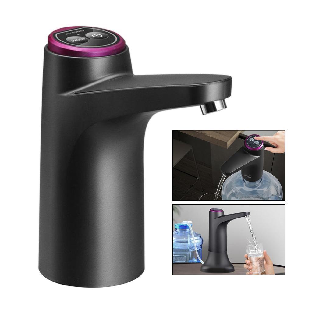 2-3pack Electric Automatic Water Pump Dispenser USB Charging Wireless Home Gray