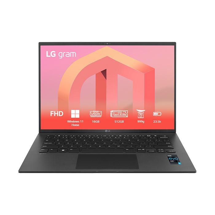 Laptop LG Gram 2022 14Z90Q-G.AH75A5 (i7-1260P | 16GB | 512GB | Intel Iris Xe Graphics | 14' WUXGA 99% DCI-P3 | Win 11) Hàng chính hãng