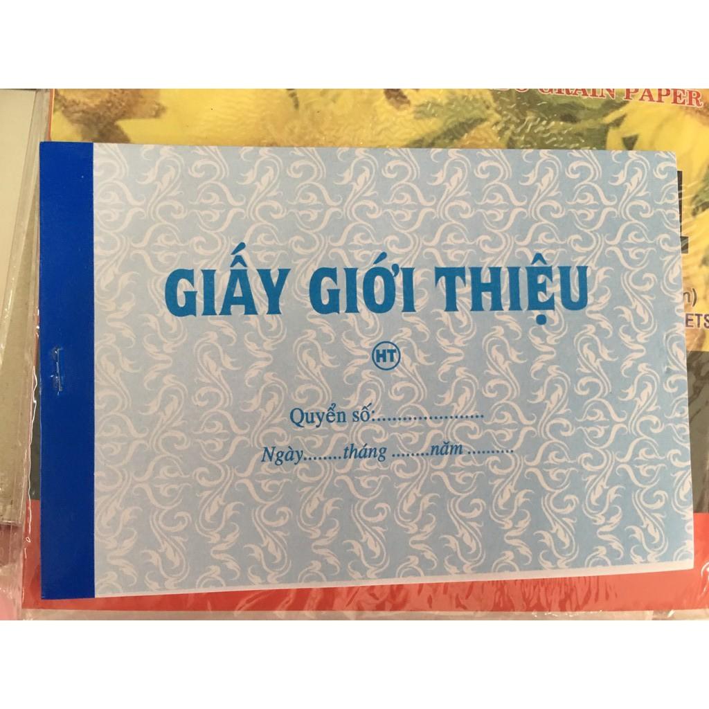 Giấy giới thiệu (12.5 * 18.7)