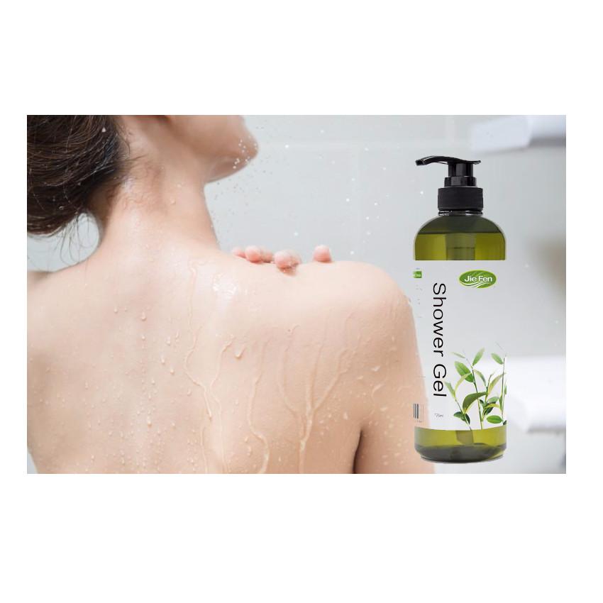 Combo 2 chai - Sữa tắm thảo dược Organic tẩy sạch nhờn dưỡng ẩm chống lão hóa da Jie Fen Herbal Extract Intensive Shower Gel, Taiwan 720 ml #Green Tea