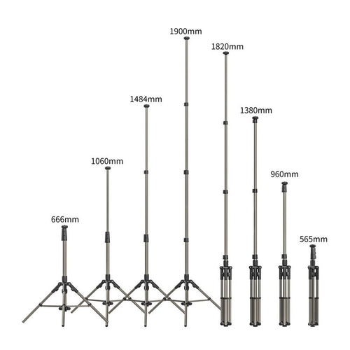 ULANZI MT-39, Chân Tripod có thể kéo dài 190cm, hỗ trơ xoay 360° (Không bao gồm ngàm kẹp điện thoại) - Hàng Chính Hãng