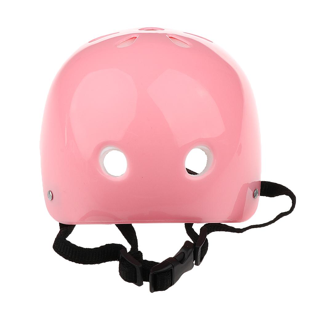 7 Pieces Kids Roller Skating Cycling Helmet Knee Elbow Pad Wrist Guard Sets Pink