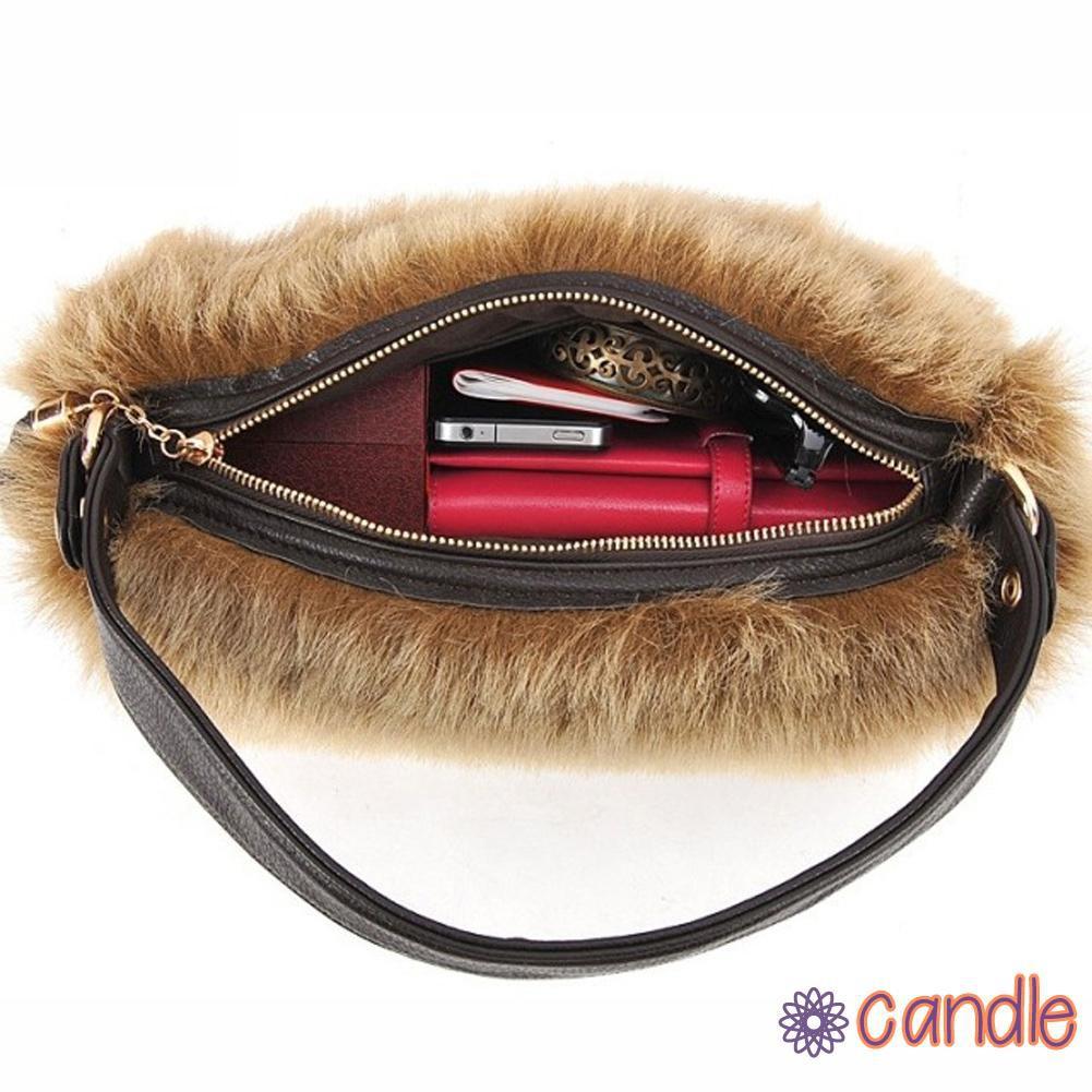 CONY Túi Xách Nữ Da Pu Phối Tua Rua Thời Trang