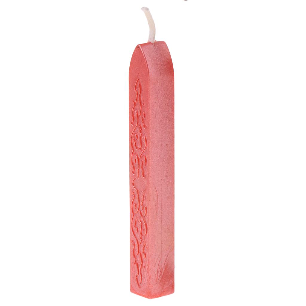 5 Pieces Vintage Sealing Seal Wax Sticks with Wick for Wedding Invitation Letter Card