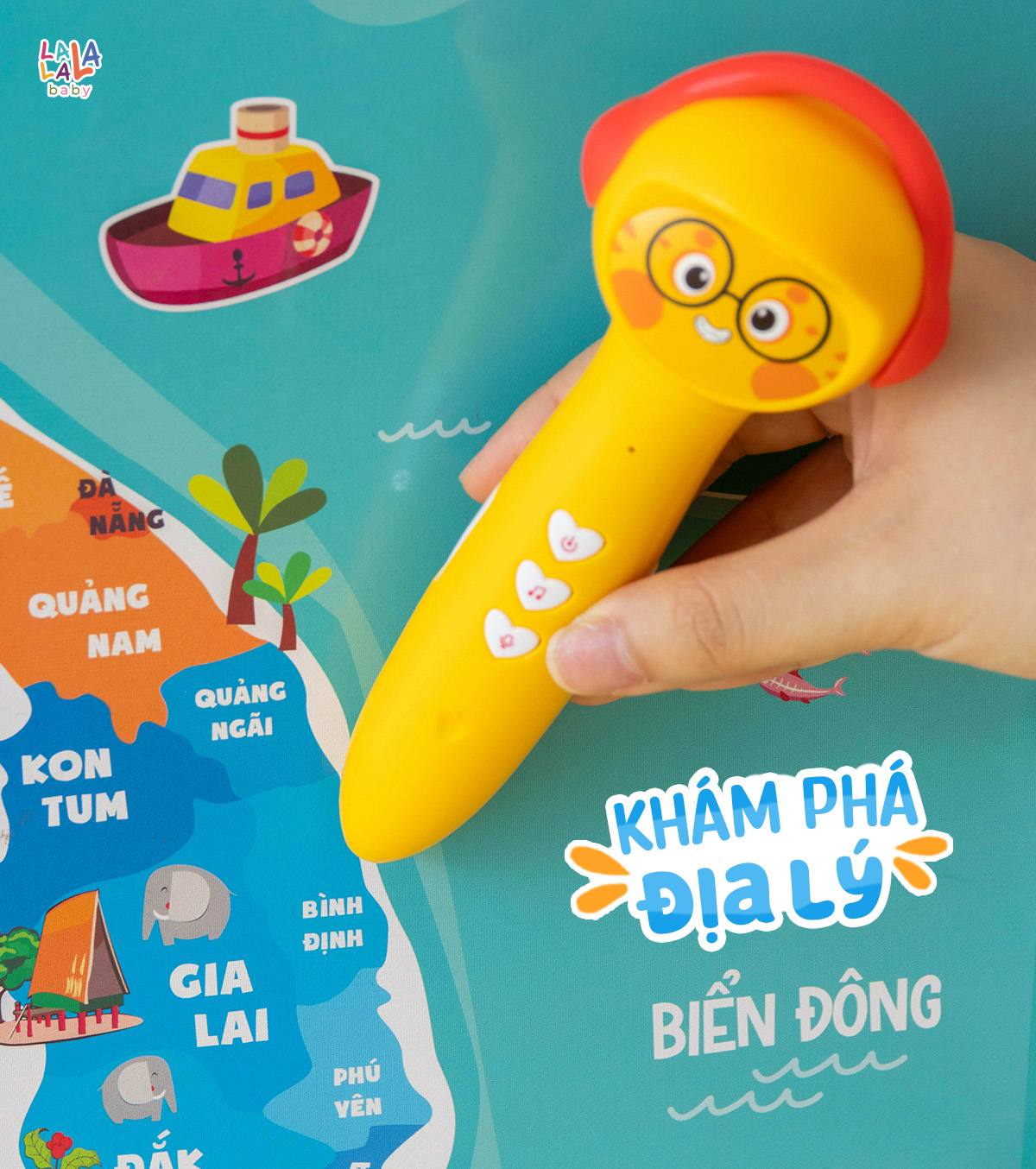 Bút Chấm Đọc Lala Magic Pen Song Ngữ Việt Anh - Đồ Chơi Âm Thanh Tích Hợp Đa Chức Năng kèm Thu Âm Cho Bé – Lalala Baby