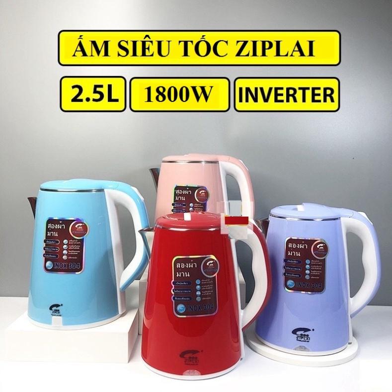 ẤM SIÊU TỐC JIPLAI THÁI LAN 2 LỚP 2.5L CÔNG NGHỆ INVERTER