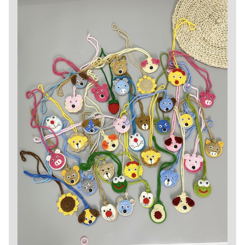 Túi tỏi handmade cho bé.Túi len đựng tỏi trừ vía cho bé, tránh gió cho bé yêu, cho bé khỏe mạnh