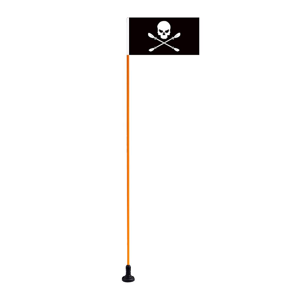 Marine Boat Kayak Safety Flag with Mount and Pole for Kayaking Sailing Fishing