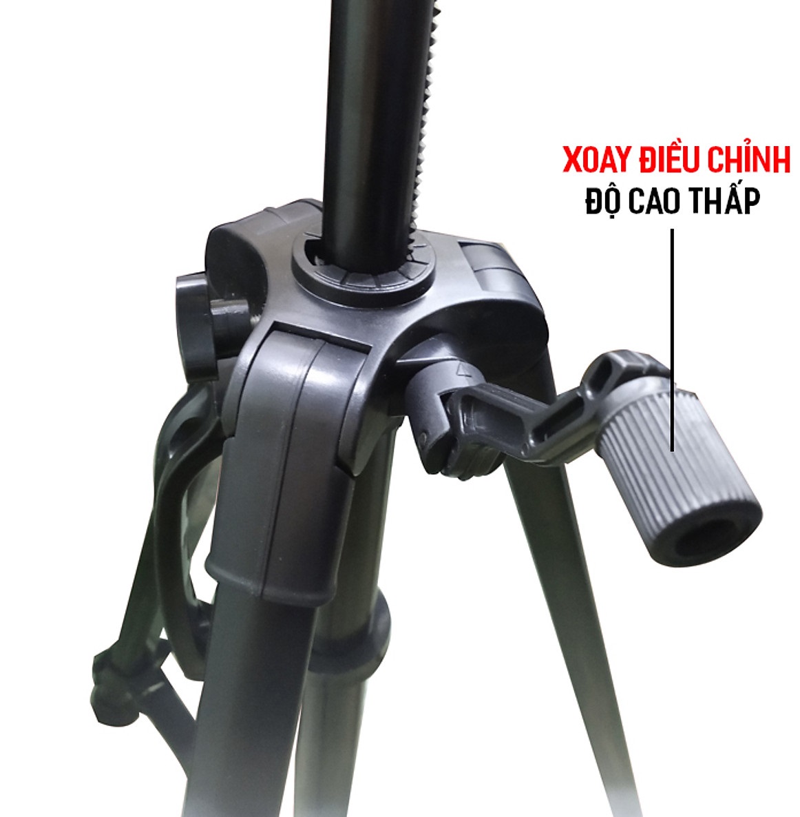 Chân giá đỡ máy chụp ảnh/ quay phim Tripod 3366 + Giá đỡ điện thoại - Hàng chính hãng