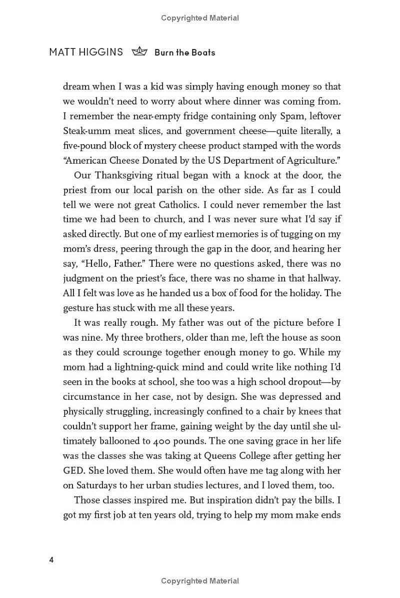 Sách ngoại văn: Burn The Boats