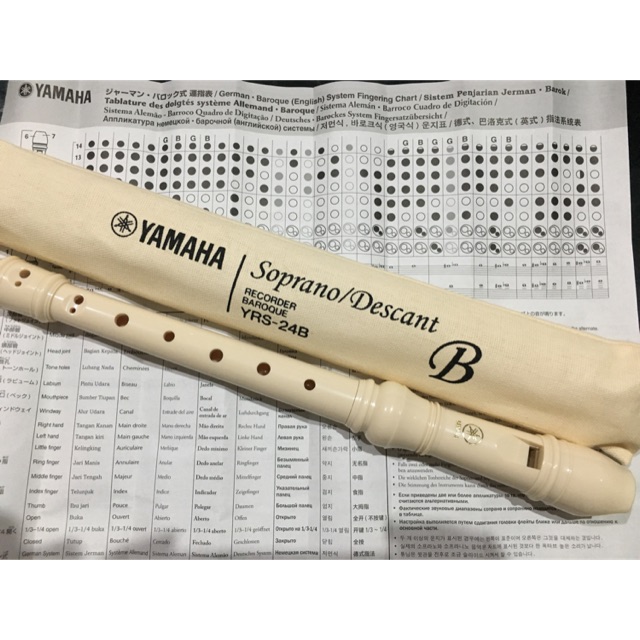 Sáo Soprano recorder Yamaha YRS-24B