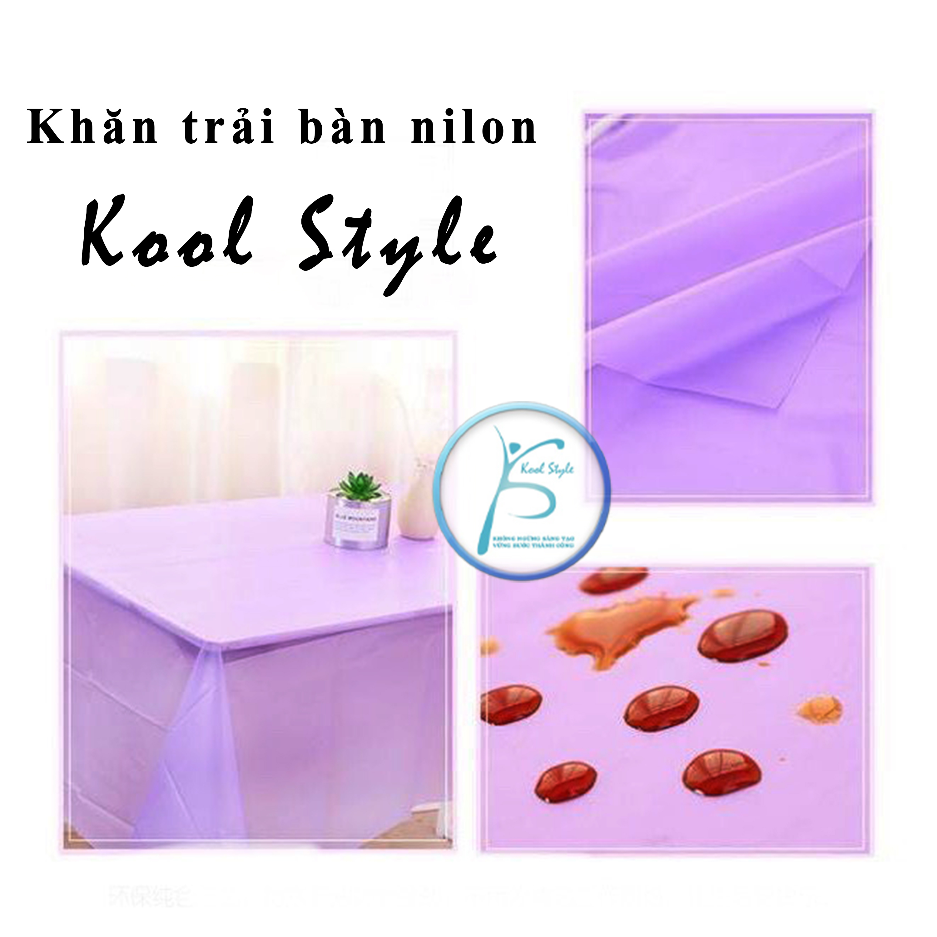 Khăn trải bàn nilon - Kool Style Shop