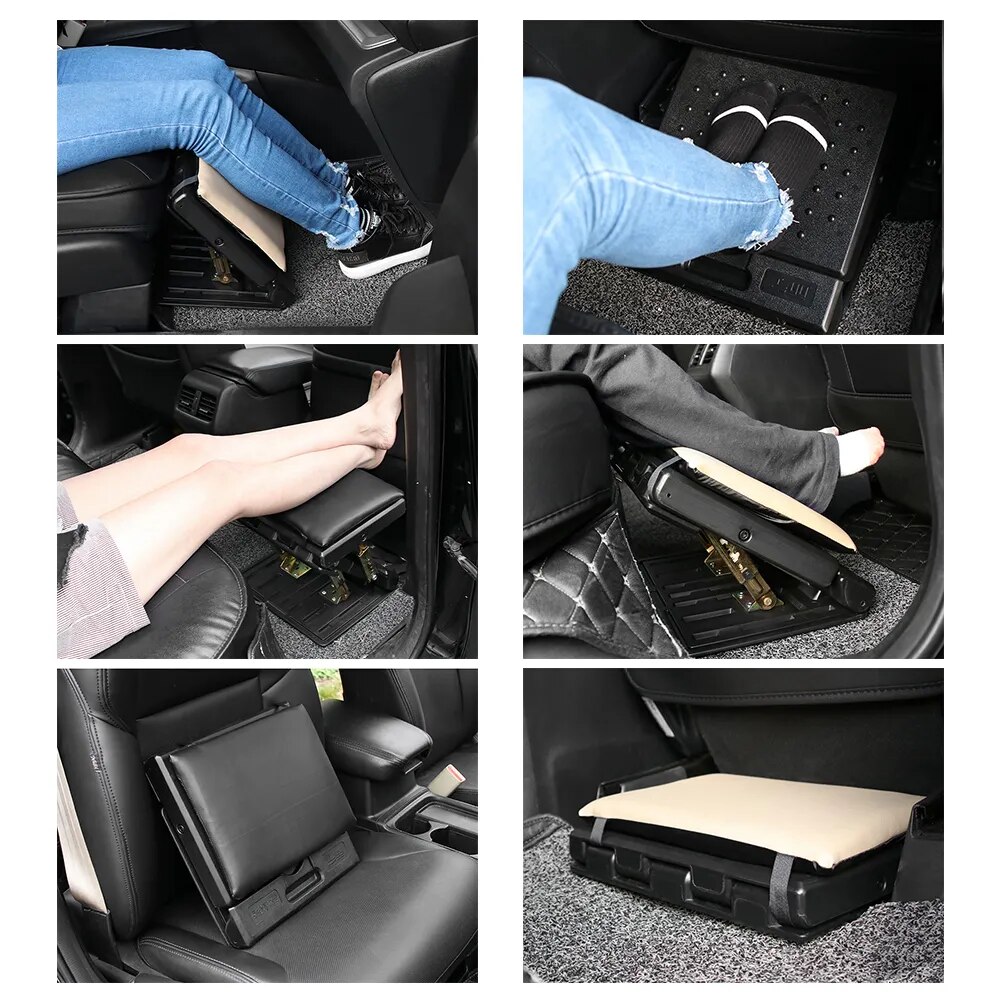 Bàn Kê Chân Nâng Hạ 4 mức trên Ô Tô 4 chế độ Ergonomic Car&Home - đi du lịch hoặc làm việc