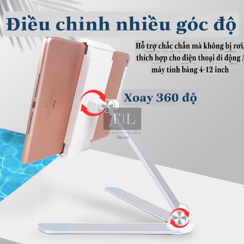 Kệ Giá Đỡ Máy Tính Bảng Ipad Tam GiácKệ đỡ điện thoại di động hợp kim nhôm điều chỉnh tự do