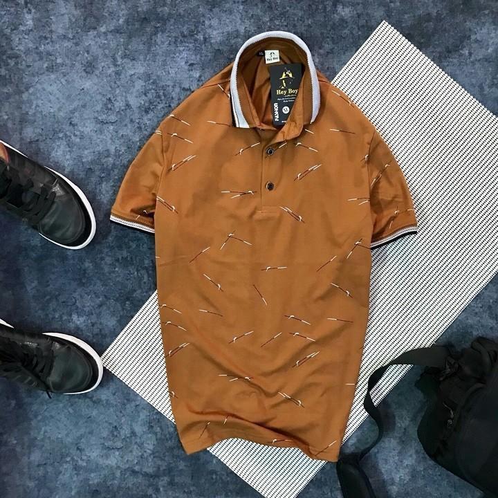 Áo Polo nam cổ bẻ phối Bồ Công Anh vải cá sấu Cotton xịn,chuẩn form,sang trọng-lịc lãm