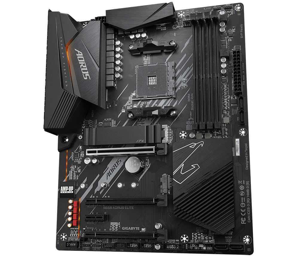 Bo mạch chủ Mainboard Gigabyte B550 AORUS ELITE AMD Socket AM4 - Hàng Chính Hãng