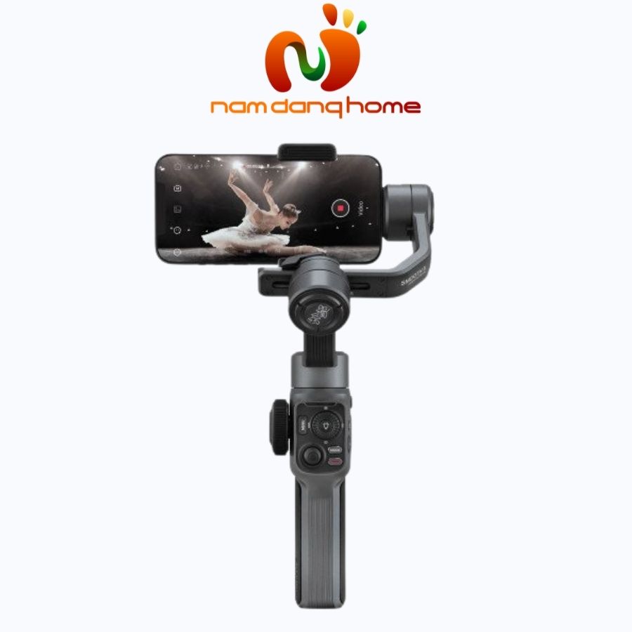 Tay cầm chống rung Zhiyun Smooth 5 cho điện thoại - Hàng nhập khẩu